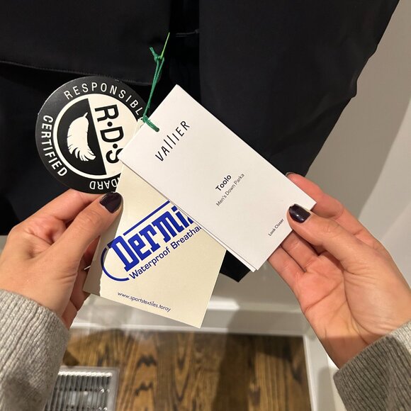 Men’s Winter Parka XL – Goose Down – Waterproof – Vallier Toolo – NWT - Picture 3 of 6